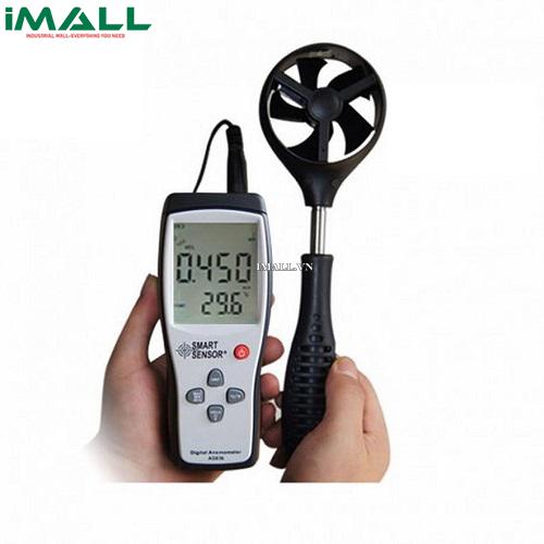 Máy đo tốc độ gió, lưu lượng, nhiệt độ Smartsensor AS856 (0.3~45m/s)