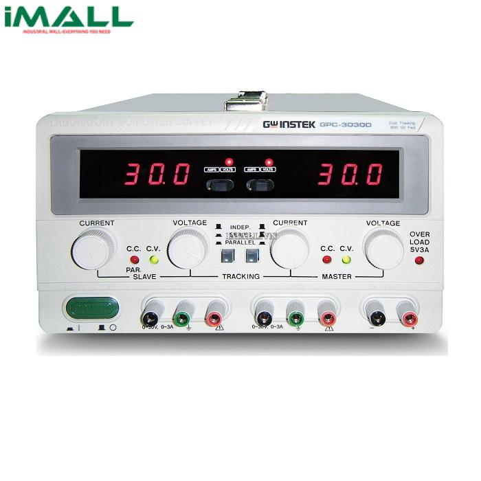 Nguồn DC tuyến tính 3 đầu ra GW instek GPC-3030D (30V, 3A, 195W)