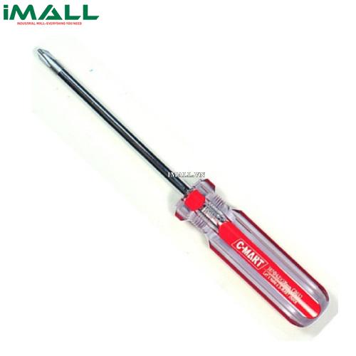 Tua vít bake 6.0x100mm cán sọc C-MART C0032-6.0100+