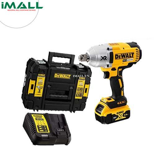 Máy vặn bulong dùng pin 18V DeWALT DCF897P1-B1 (SET 1x5Ah)