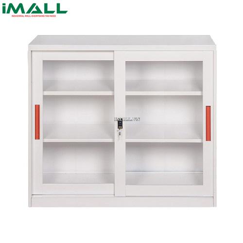 Tủ sắt cánh kính lùa THE ONE (Hòa Phát) TU118GD