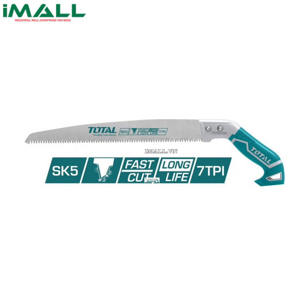 Cưa cành cầm tay lưỡi thẳng (7", 180mm) Total THT5113006
