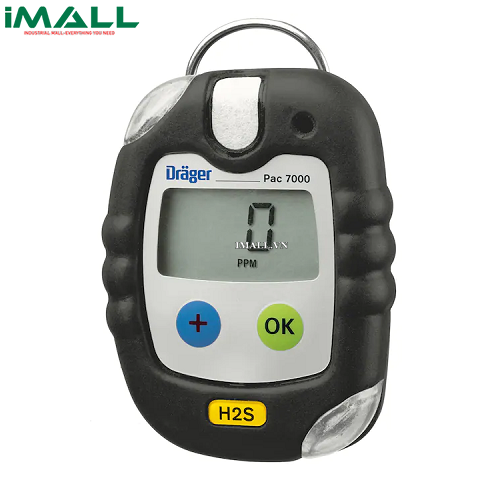 Thiết bị phát hiện khí H2S Drager Pac 7000 H2S Low (0 – 100ppm, 0.1ppm)