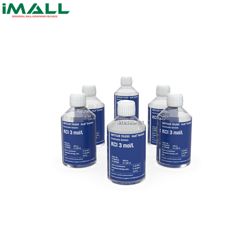 Dung dịch điện phân KCl 3mol/L, AgCl saturated METTLER TOLEDO 51350082 (250mL x 6)