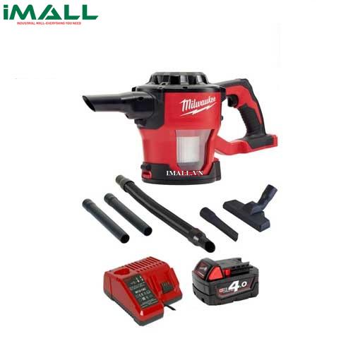 Bộ Máy hút bụi cầm tay đa năng pin Milwaukee CV-401 (SET 1x4Ah/18V)