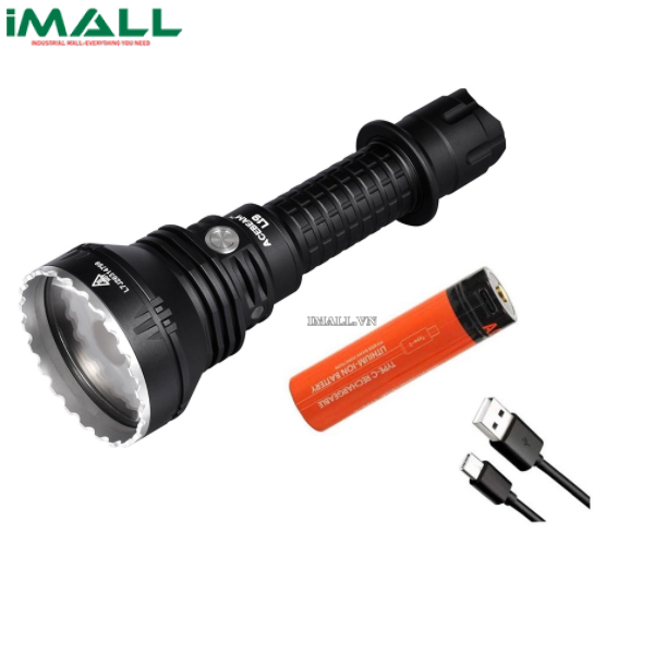 Đèn Pin Chiếu Xa ACEBEAM L19 (ACEL19GF, Xanh, 2200 Lumen, Chiếu Xa 1520m, Kèm Pin 21700)