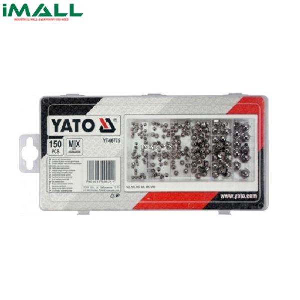 Bộ ốc chụp thép không rỉ Yato YT-06775 (150 chi tiết)
