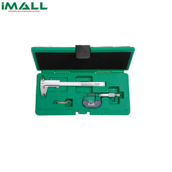 Bộ dụng cụ cơ khí 2 chi tiết INSIZE 5021-2 (0-150mm/0-6", 0-25mm, 0.02mm/0.001")