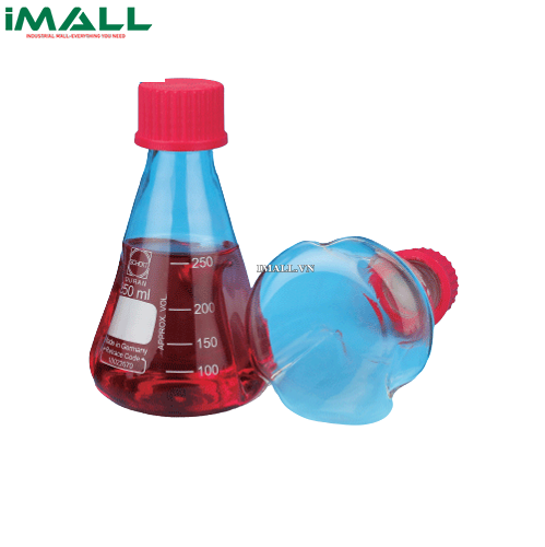 Bình tam giác có nắp vặn (2000ml, GL45; 3 vách ngăn) SciLab SL.Fla2035