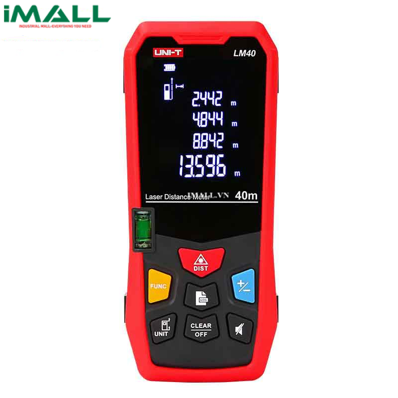UNI-T LM50 Laser Distance Meter (50m, Physical leveler)