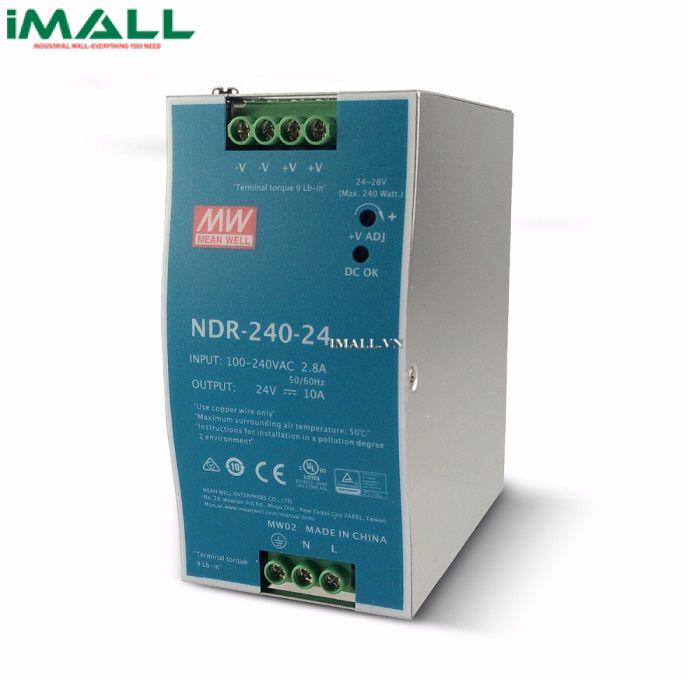Bộ nguồn Meanwell NDR-240-24 (240W 24V 10A)