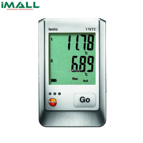 Bộ ghi dữ liệu nhiệt độ TESTO 176 T2 (0572 1762,-100 ~ +400 °C, 2 kênh, IP65)