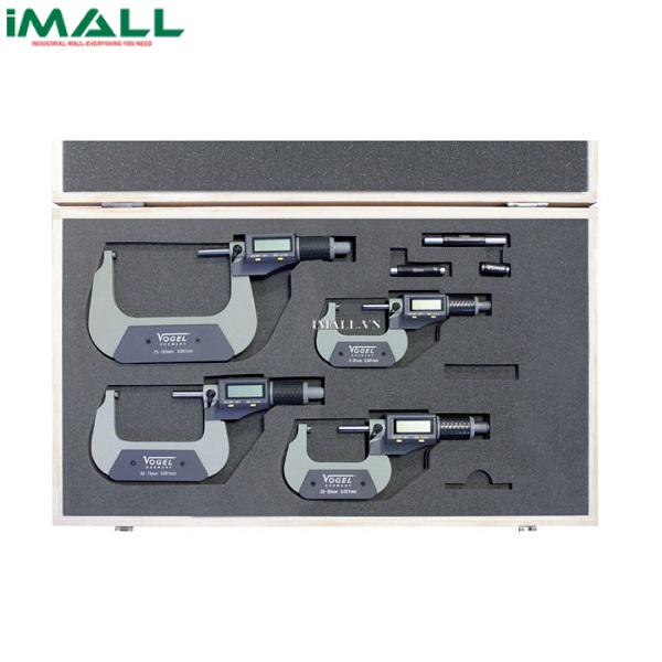 Bộ panme điện tử 4 chi tiết, chống nước VOGEL 232061 (0-100mm)