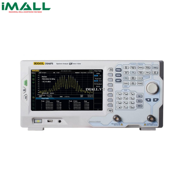 Máy phân tích phổ Rigol DSA875-TG (9kHz~7.5GHz,TG)