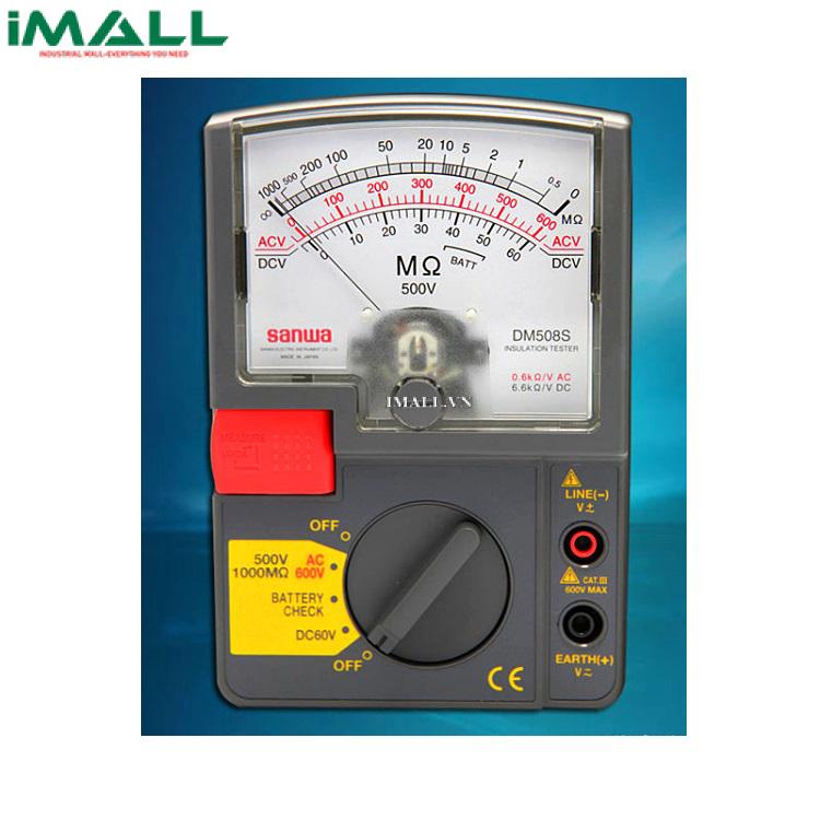 Máy đo điện trở cách điện Sanwa DM508s (500V/1GΩ)