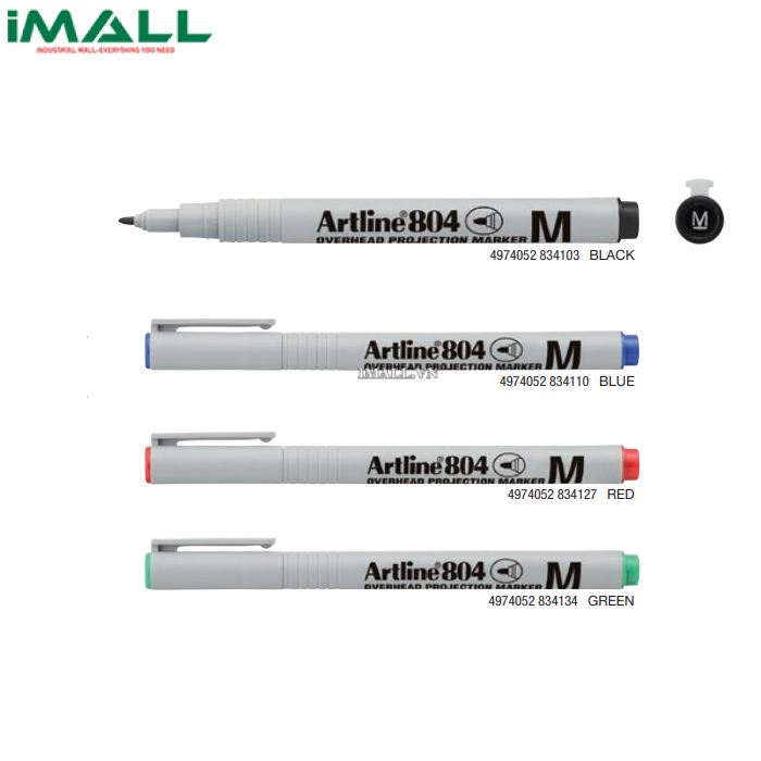 Bút lông màu đen Artline 804 EK-804N (1.0mm)