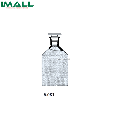 Chai thủy tinh WITEG 5 081 500 (500ml)