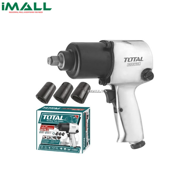 Máy vặn bu lông (1/2", 567Nm) dùng khí nén TOTAL TAT40121