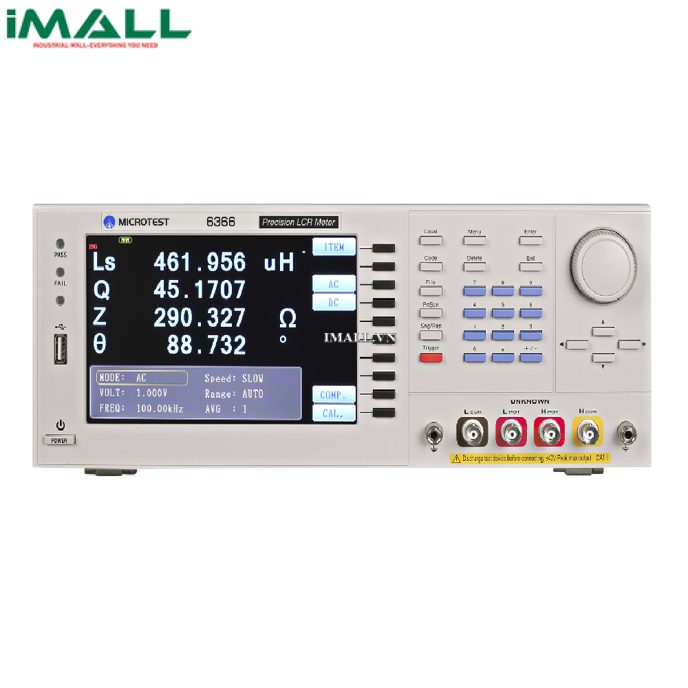 Máy đo LCR để bàn MICROTEST 6366 (10Hz-500kHz)
