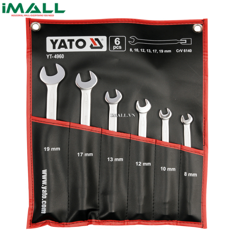 Bộ cờ lê miệng điếu 6 chi tiết Yato YT-4960 (8~19mm)