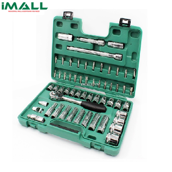Bộ đầu tuýp 58 chi tiết 1/2" (10-32mm) Sata 09007