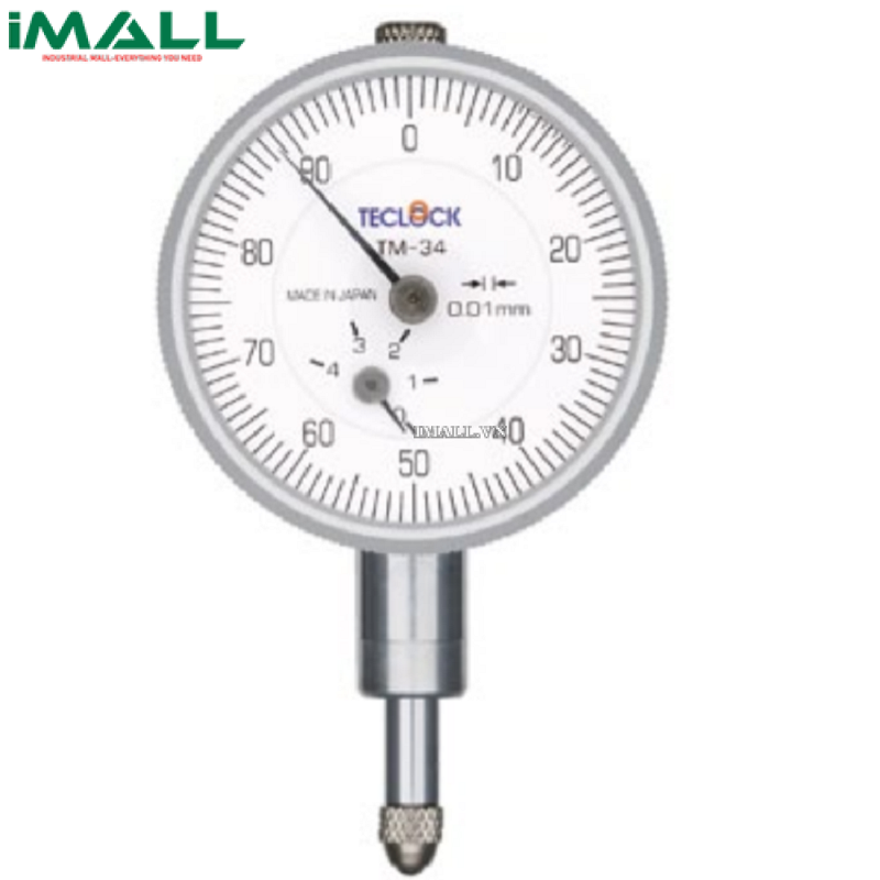 Đồng hồ so loại nhỏ TECLOCK TM-34f (4mm, 0.01mm)