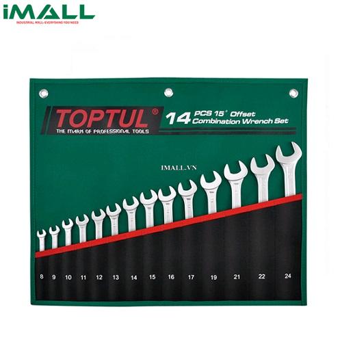Bộ cờ lê vòng miệng (AABW: 8 ~ 24mm) TOPTUL GRAW1001