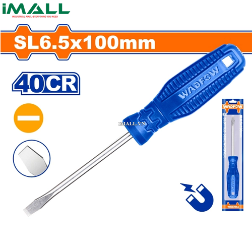 Tua vít dẹp SL6.5x100mm Wadfow WSD3964