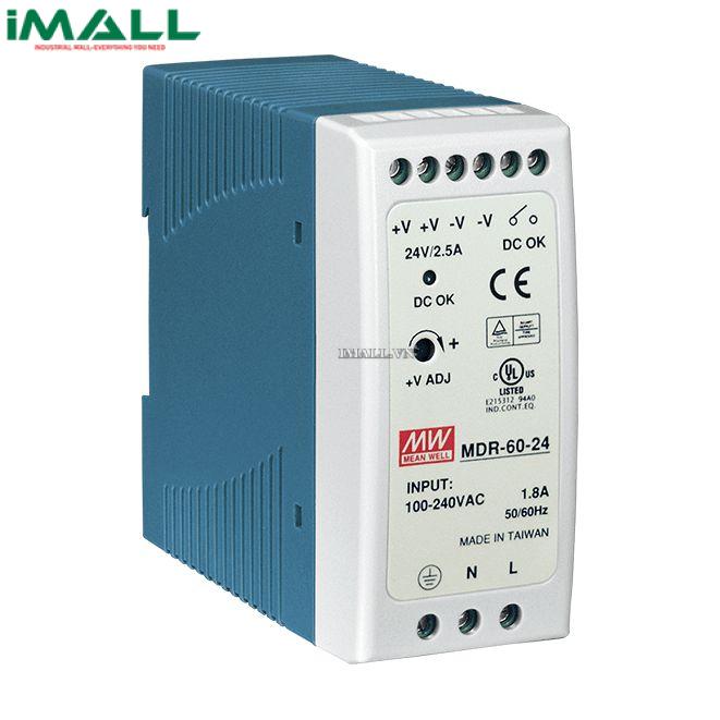 Bộ nguồn Meanwell MDR-60-24 (60W 24V 2.5A)