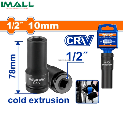 Đầu tuýp dài 15mm (1/2") Wadfow WMS3215