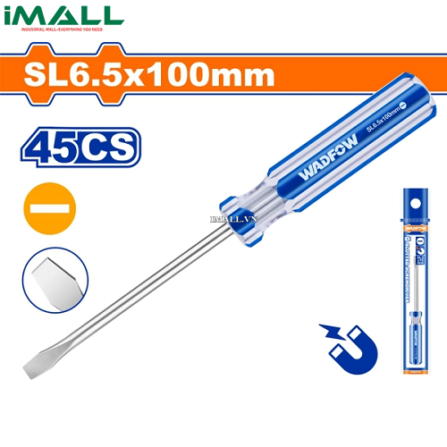 Tua vít dẹp SL6.5x100mm Wadfow WSD5964