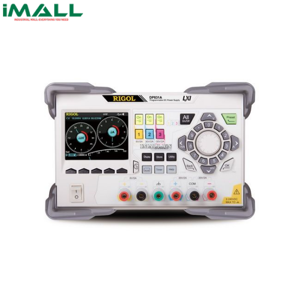 Nguồn một chiều Rigol DP831A (5VDC/5A,+30VDC/2A,+30VDC/2A, 3CH)
