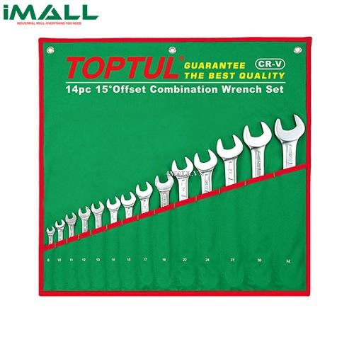 Bộ cờ lê vòng miệng (AAEB: 10~19mm) TOPTUL GAAA0804