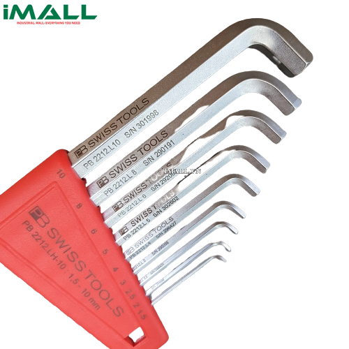 Bộ Lục Giác 100° Đầu Bi 9 Chi Tiết PB Swiss Tools PB 2212.LH-10