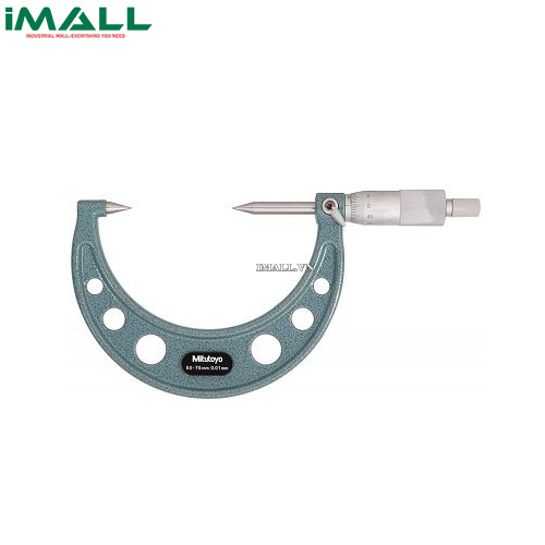 Panme đo ngoài cơ khí đầu nhọn (đầu típ car-bon) Mitutoyo 112-216 (75-100mm/ 0.01mm)