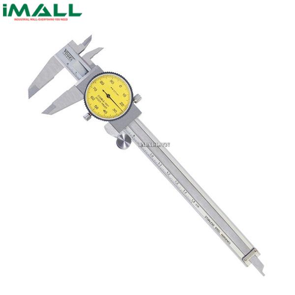 Thước cặp đồng hồ inox, chống nước VOGEL 201108 (200mm)