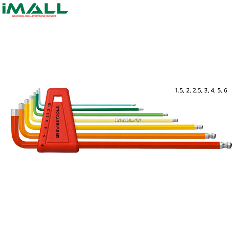 Bộ Lục Giác Rainbow PB Swiss Tools PB 212.LH-6 RB