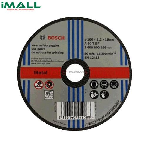 Đá cắt sắt BOSCH 2608600266 (100x1.2x16mm)