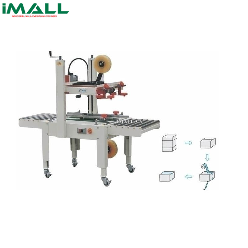 Máy dán thùng carton tự động Mikyo MK-FXJ6050 (20m/phút)