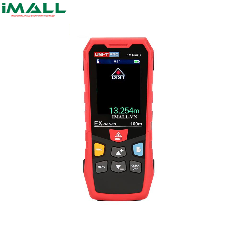 UNI-T LM100EX Laser Distance Meter (100m, drop test 9.2m, IP65, level digital)