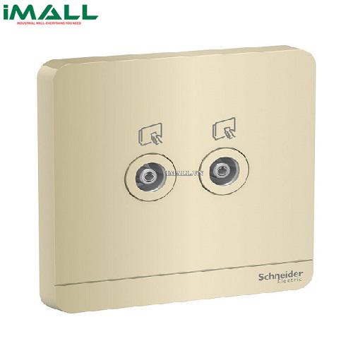 Ổ cắm tivi đôi Schneider E8332TV_WG_G19