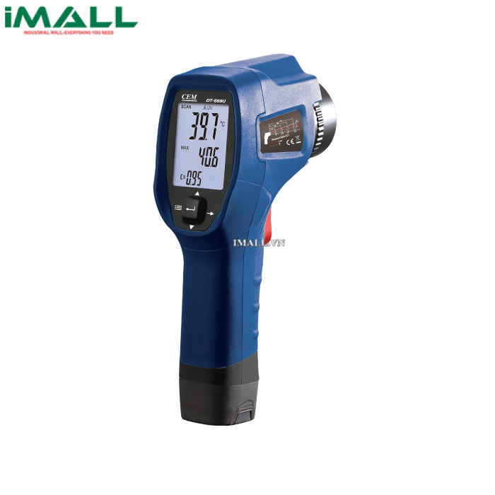 Máy đo nhiệt độ bằng hồng ngoại CEM DT-869U (-50℃~500℃, 12:1)