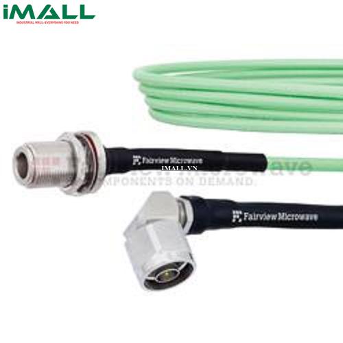 Cáp RA N Male - N Female Bulkhead Fairview FMCA1242 ( LL142 Coax; 18 GHz )