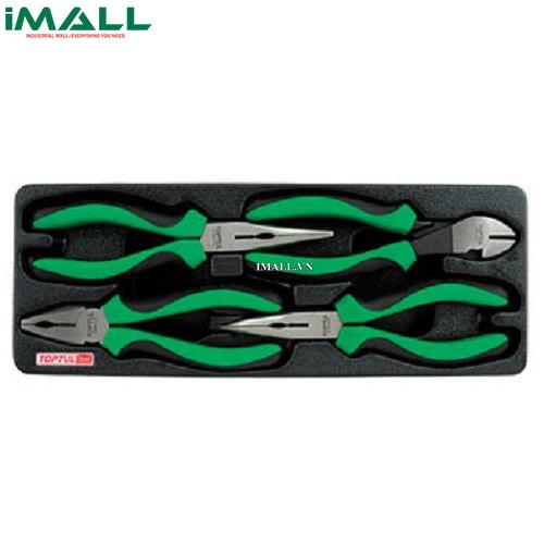 Bộ kìm xanh 4 món Toptul GTA04160