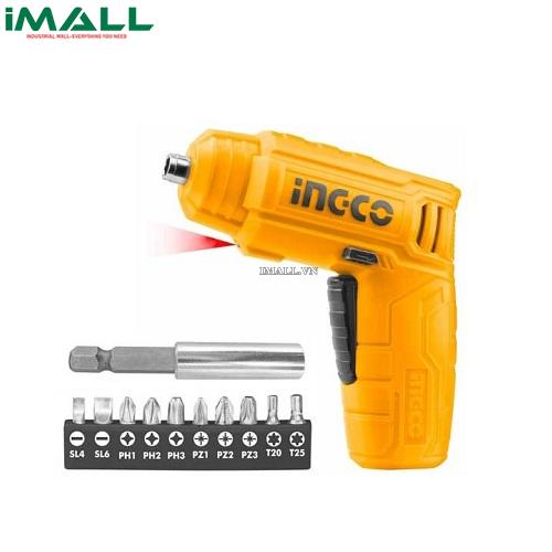 Máy bắt vít 1/4" dùng pin Ingco CSDLI0402 (4V)