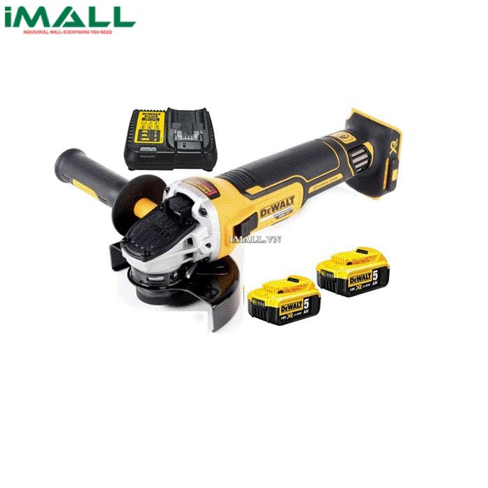 Máy mài dùng pin 18V DeWALT DCG405P2 (100mm) SET 5Ah