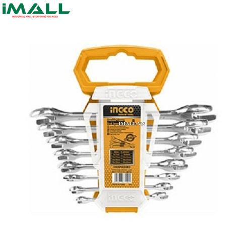 Bộ cờ lê 2 đầu vòng 8 chi tiết (6-22mm) INGCO HKSPA3088
