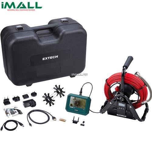 Bộ dụng cụ ống nước qua kính hiển vi với Camera 28 mm, Ống ống nước 30 m và Bộ định vị chiều dài đầu dò Extech HDV750