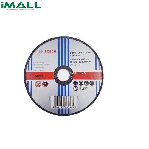 Đá cắt sắt BOSCH 2608600091 (100x2.5x16mm)