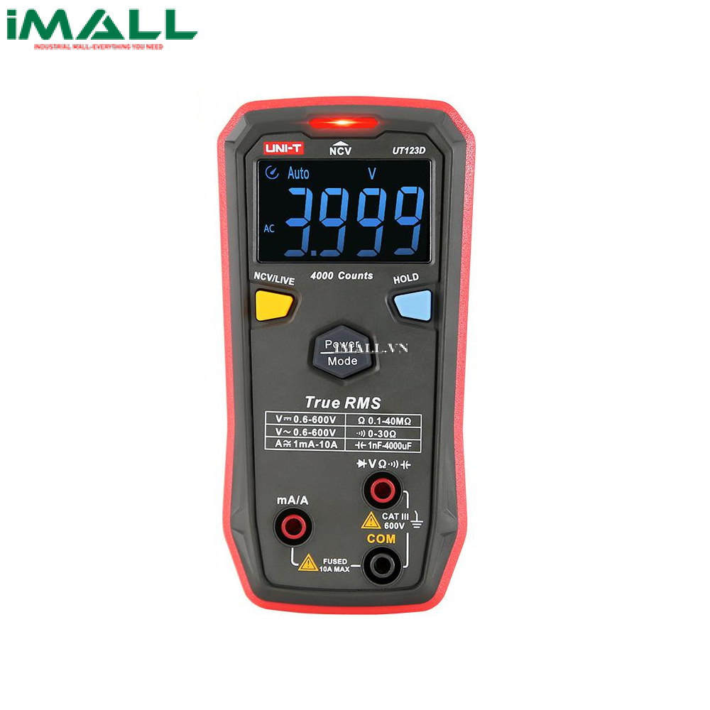 Đồng hồ vạn năng UNI-T UT123D (AC/DC 600V, AC/DC 10A)